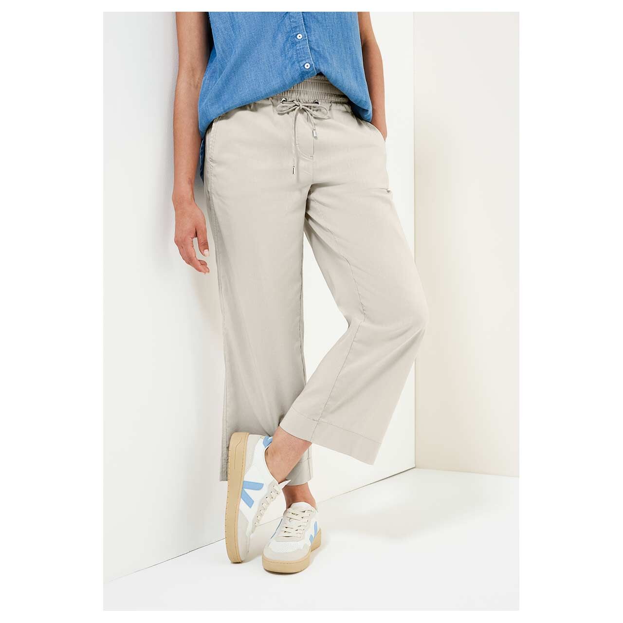 Cecil Neele 7/8 Baumwollhose boulder beige
