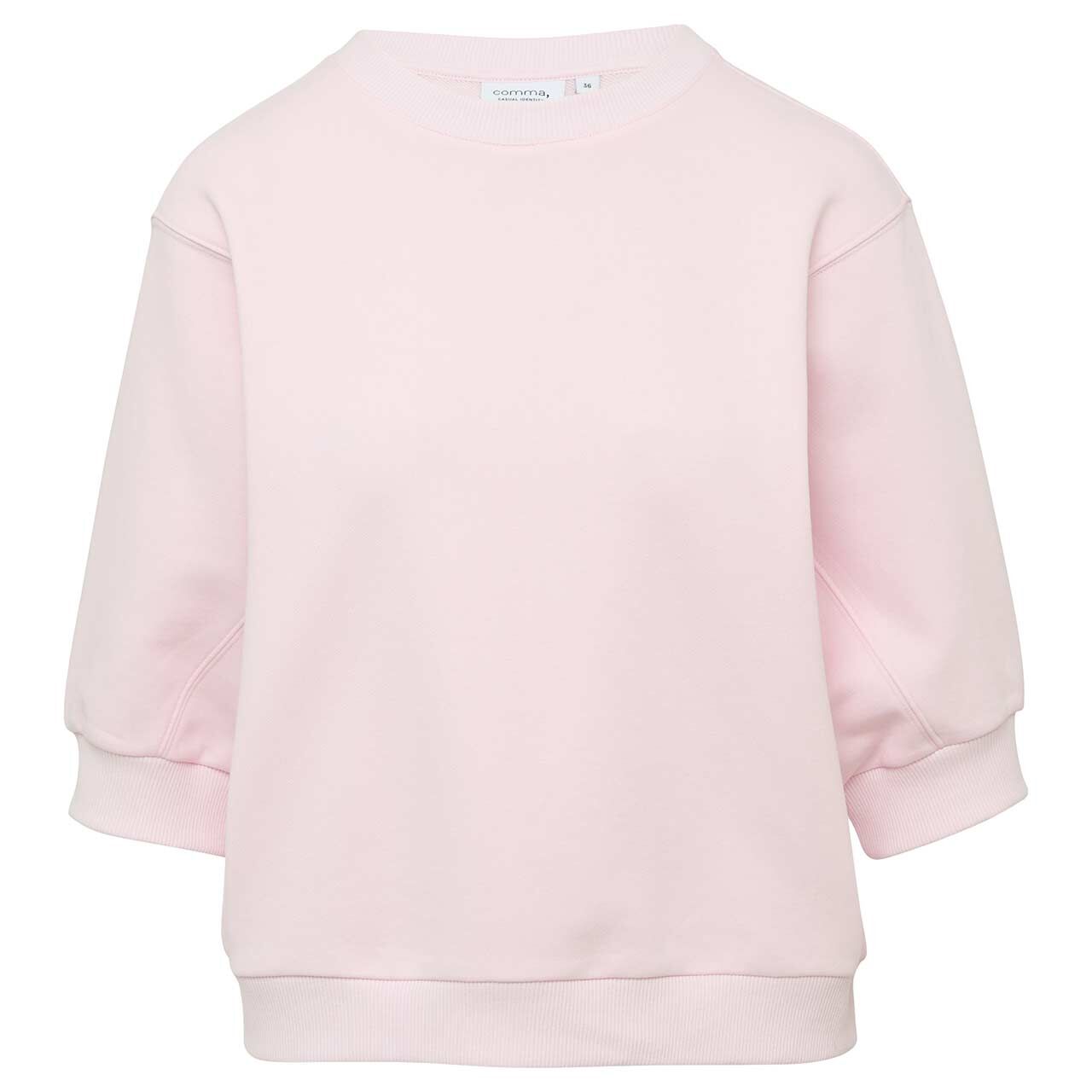 Comma Damen 3/4 Arm Sweatshirt lilac pink