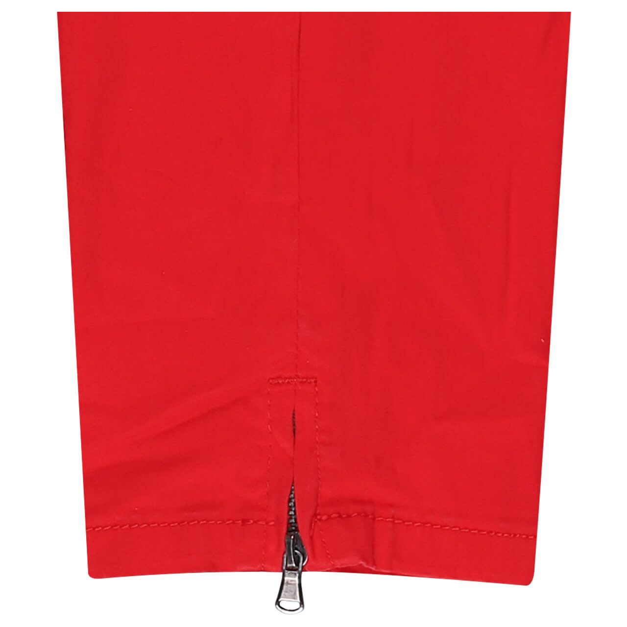 Damen Baumwollhose Italy V 7/8 Stretch Twill von Buena Vista in Rot, Detailansicht Saum