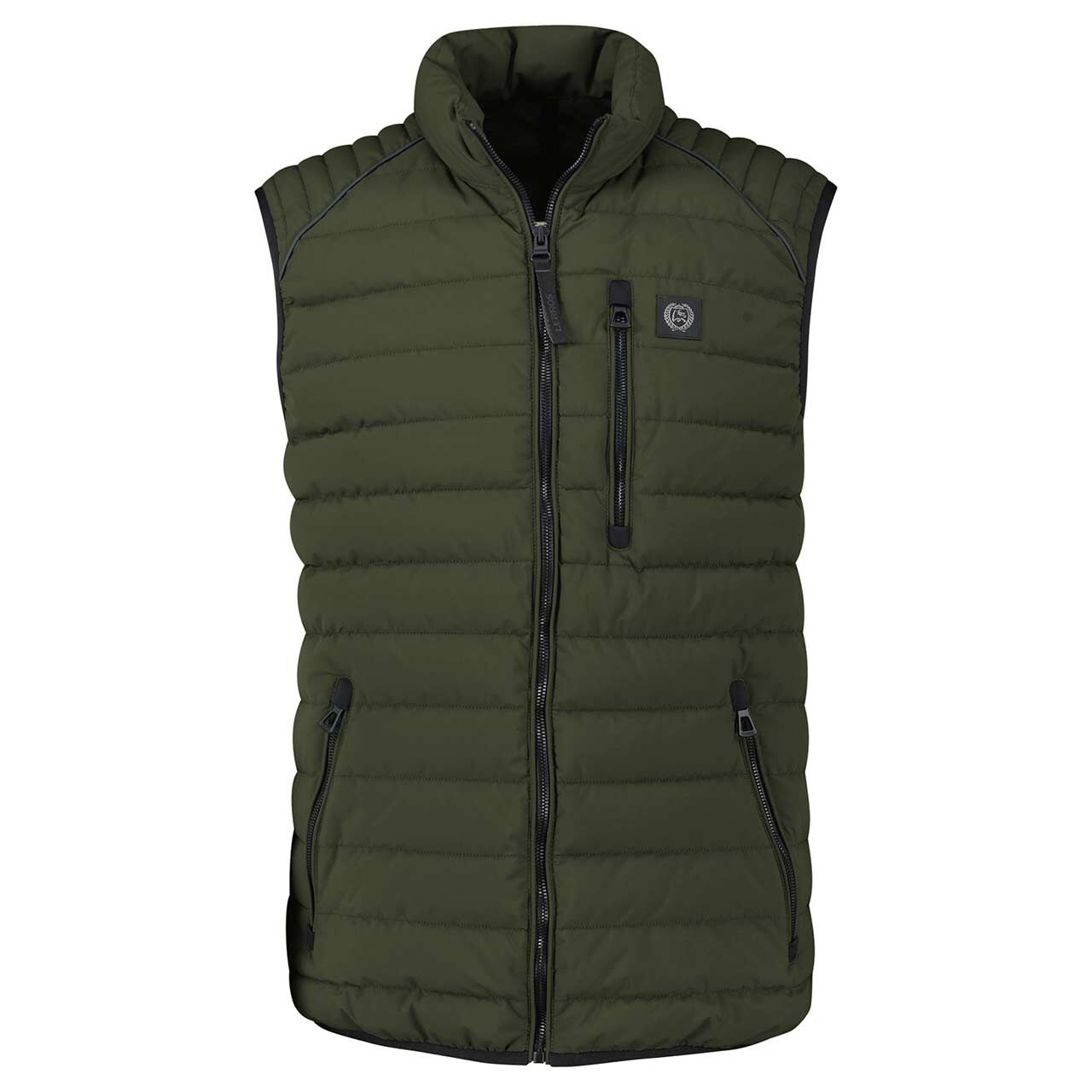 Lerros Herren Weste original olive