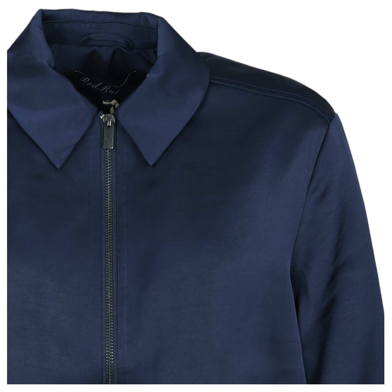 Damen Jacke Avy Satin Blouson von Red Button in Dunkelblau, detaillierte Vorderansicht