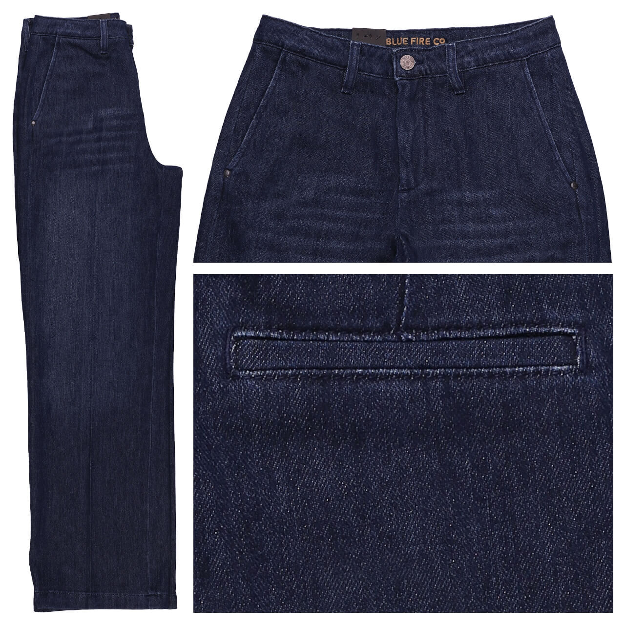 Blue Fire Marlene Jeans lurex blue