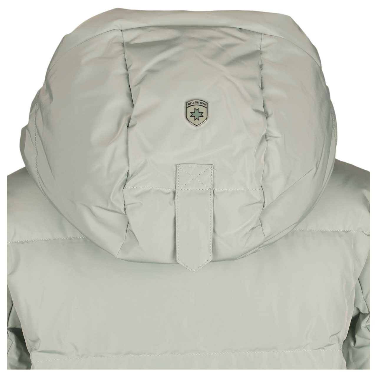 Damen Jacke Cordoba Short von Wellensteyn in Pastellgrün, detaillierte Rückansicht