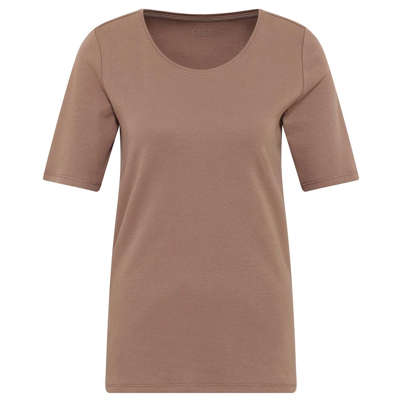 Cecil Damen T-Shirt Lena cocoa taupe