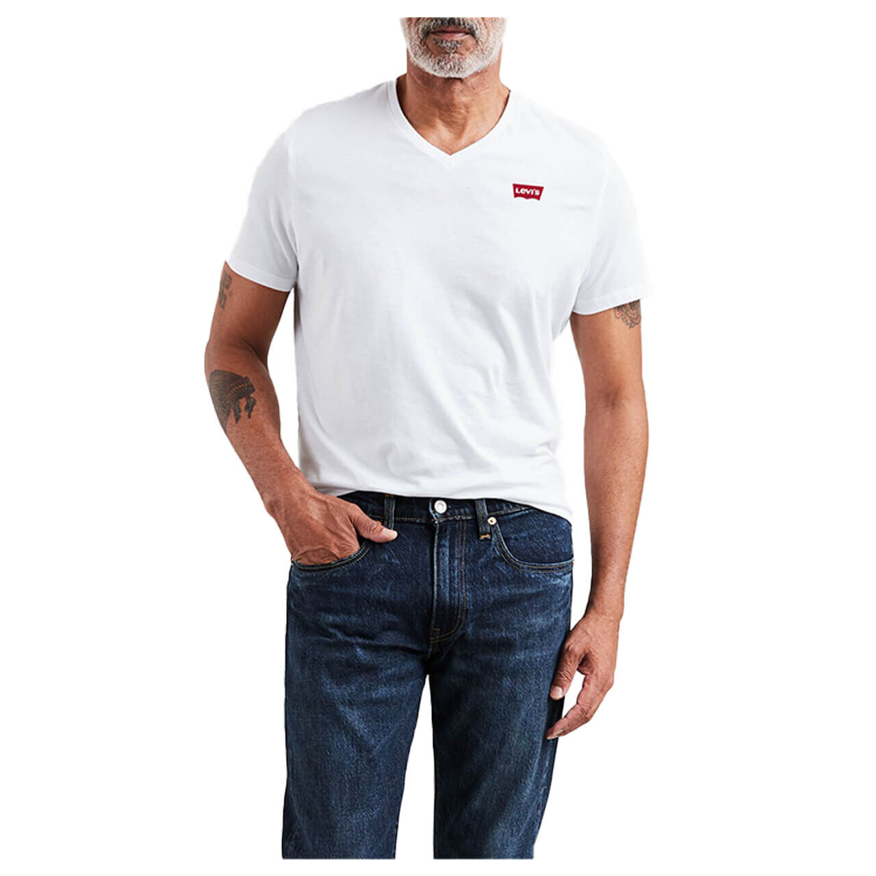 Levi's® Herren Logo T-Shirt off white