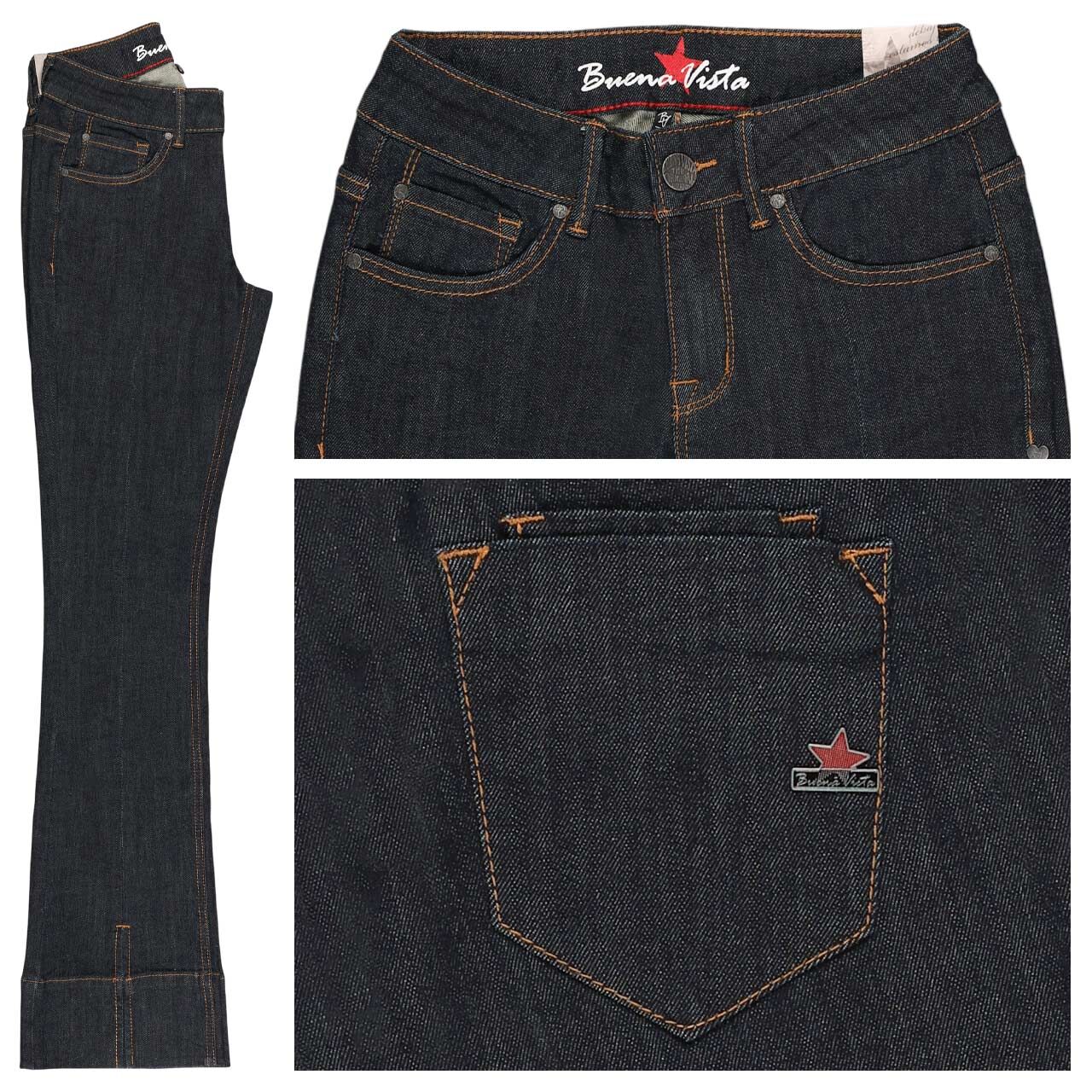 Buena Vista Italy K Bootcut Stretch Denim Jeans rinse wash