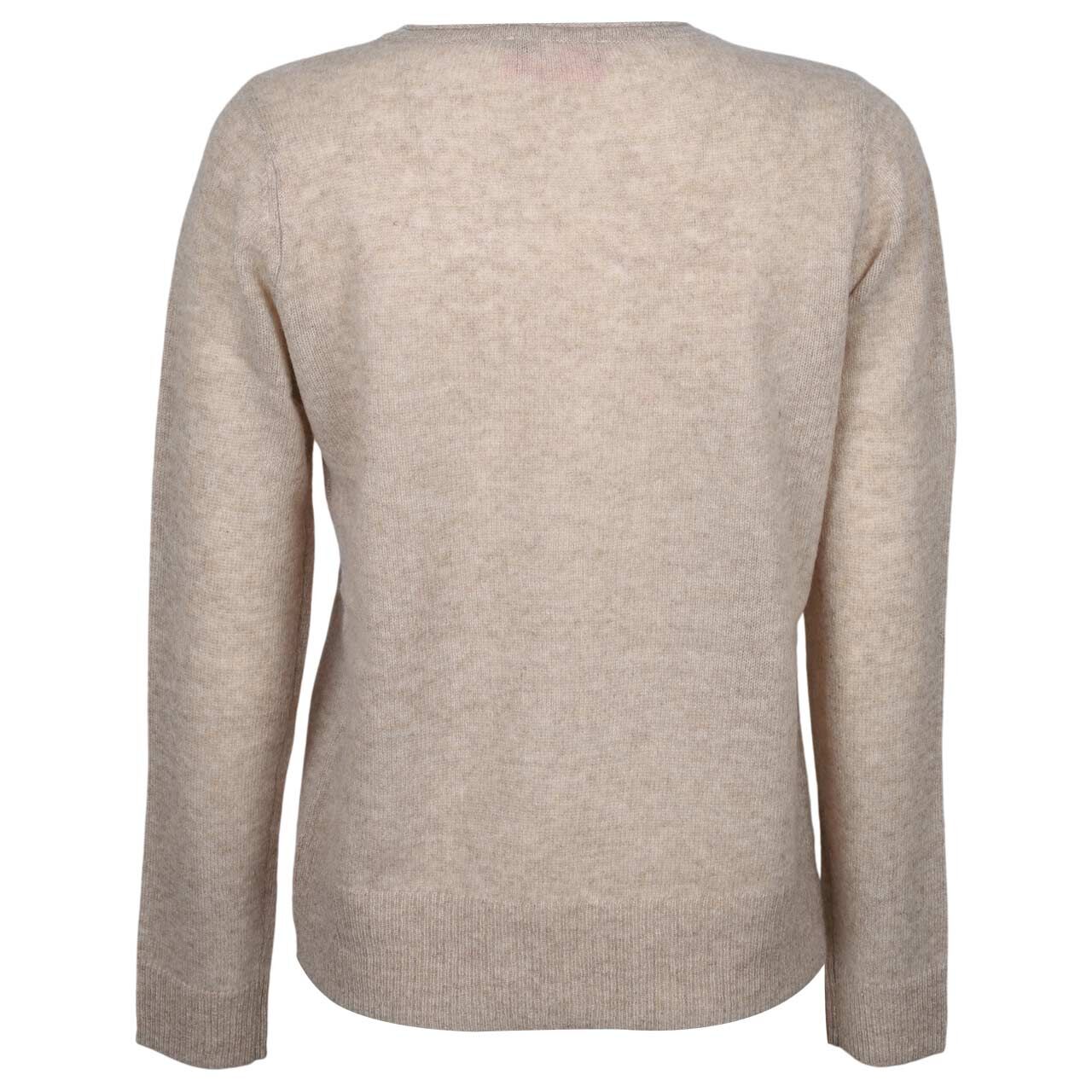 Damen Kaschmir Pullover von Betty Barclay in Beige meliert, Rückansicht