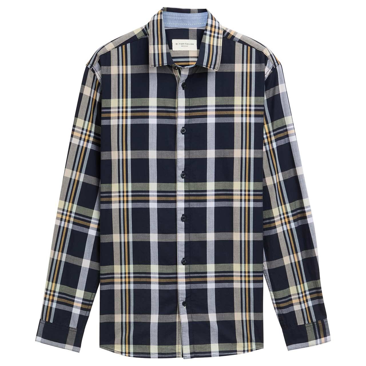Tom Tailor Herren Hemd navy multicolor check Tom Tailor Herren Hemd navy multicolor check