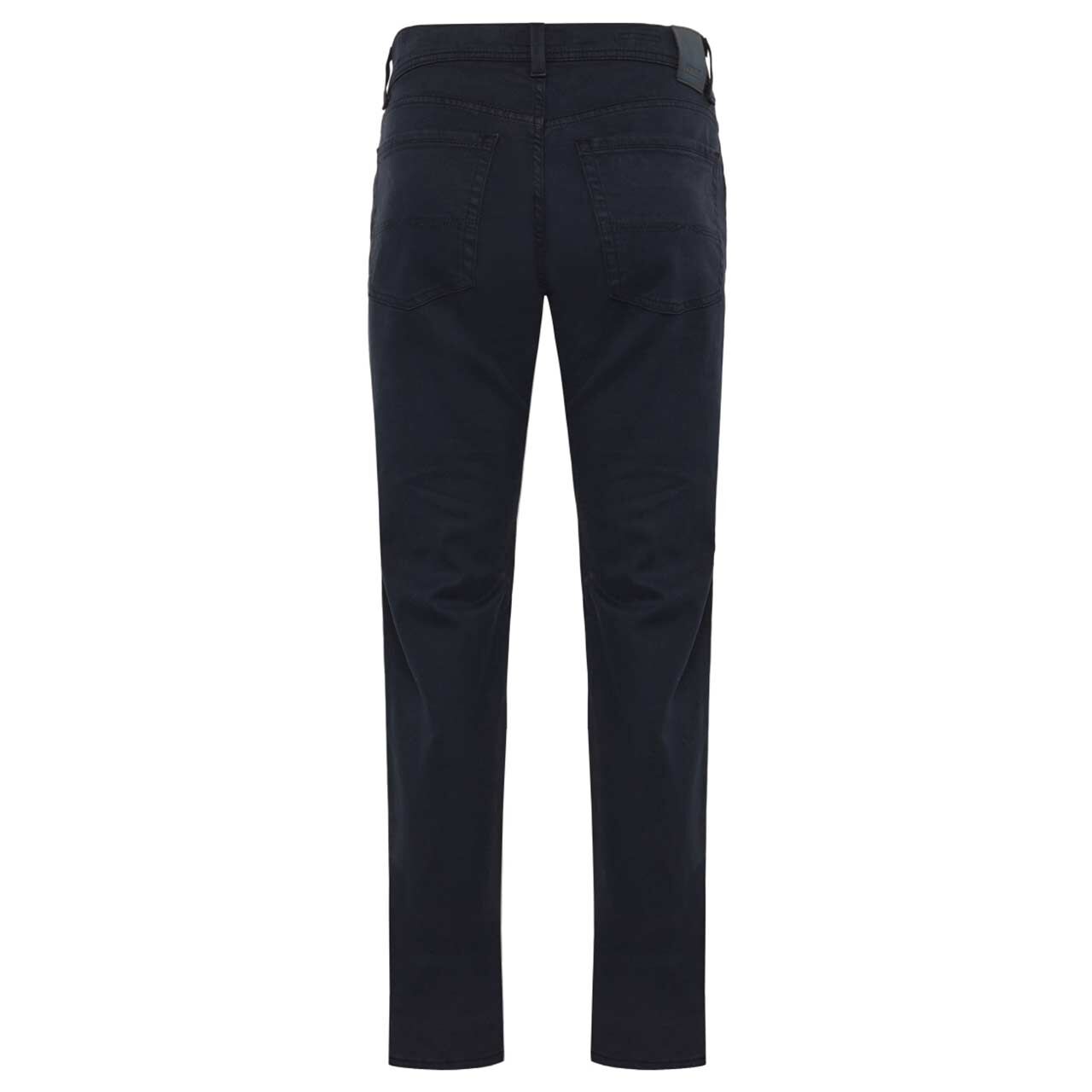 Stretch Herren Baumwollhose Rando in Dunkelblau von Pioneer, Rückansicht