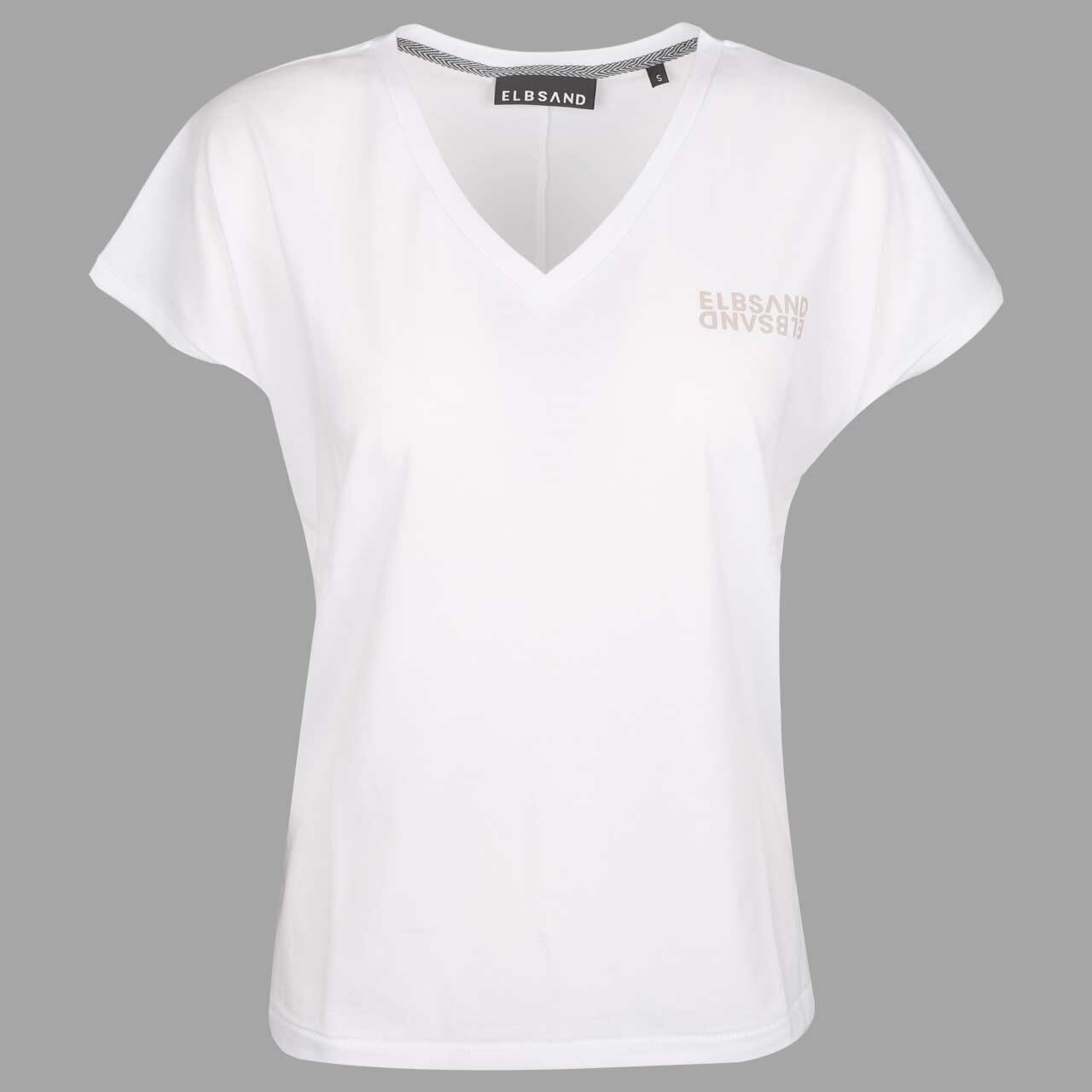 Elbsand Damen T-Shirt Pajuk bright white