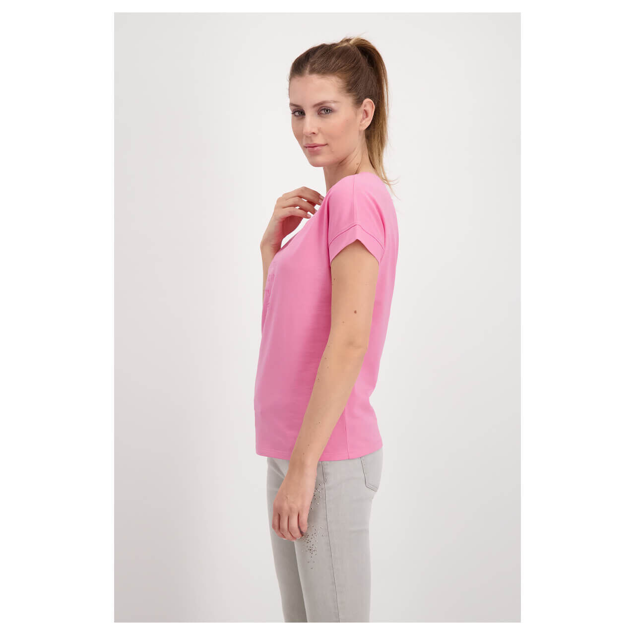 Monari T-Shirt für Damen in Rosa, FarbNr.: 463