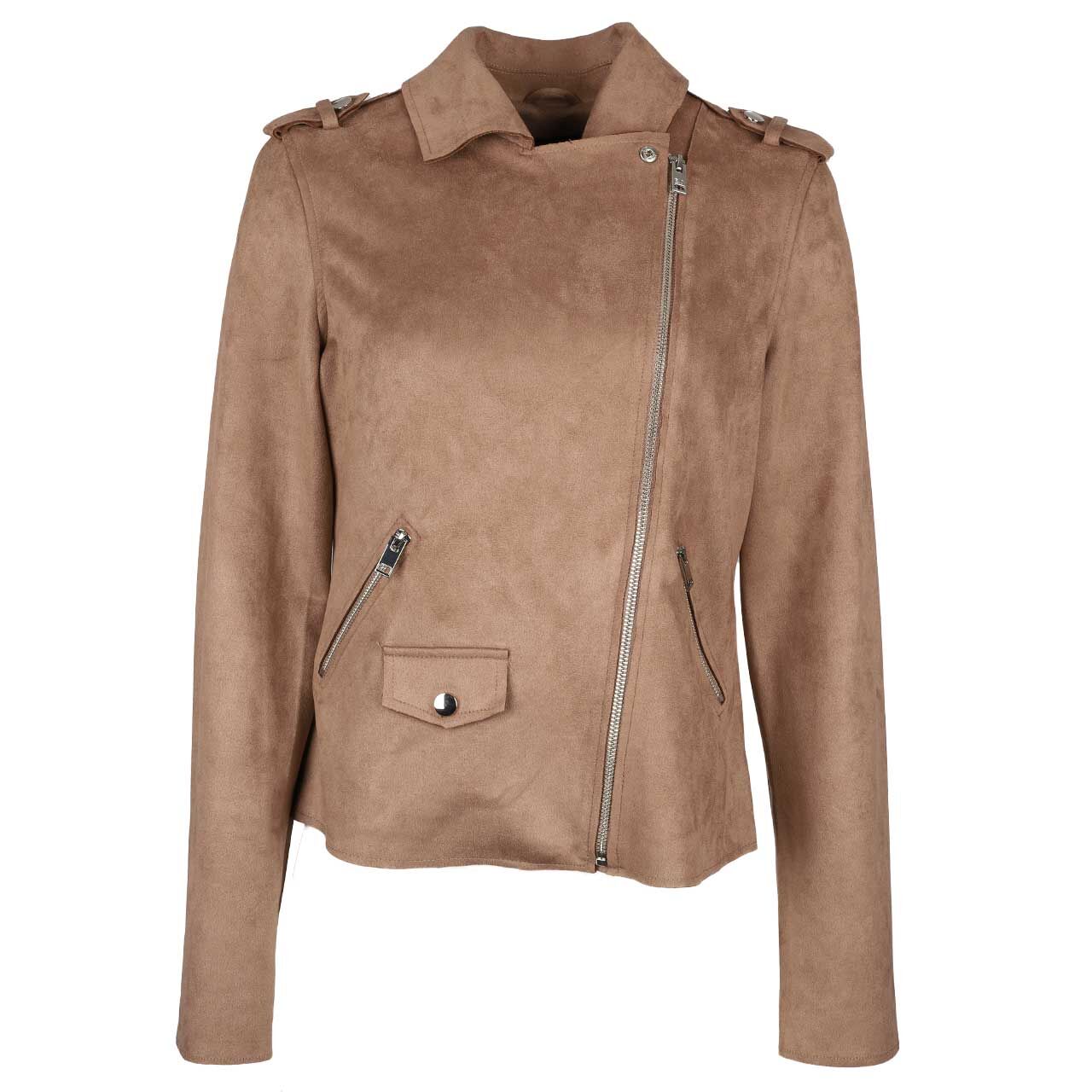 Mauritius Damen Velours Jacke Tomiwa taupe