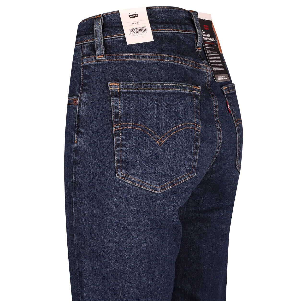 Levi's® 724 Damen Jeans Straight dark blue wave