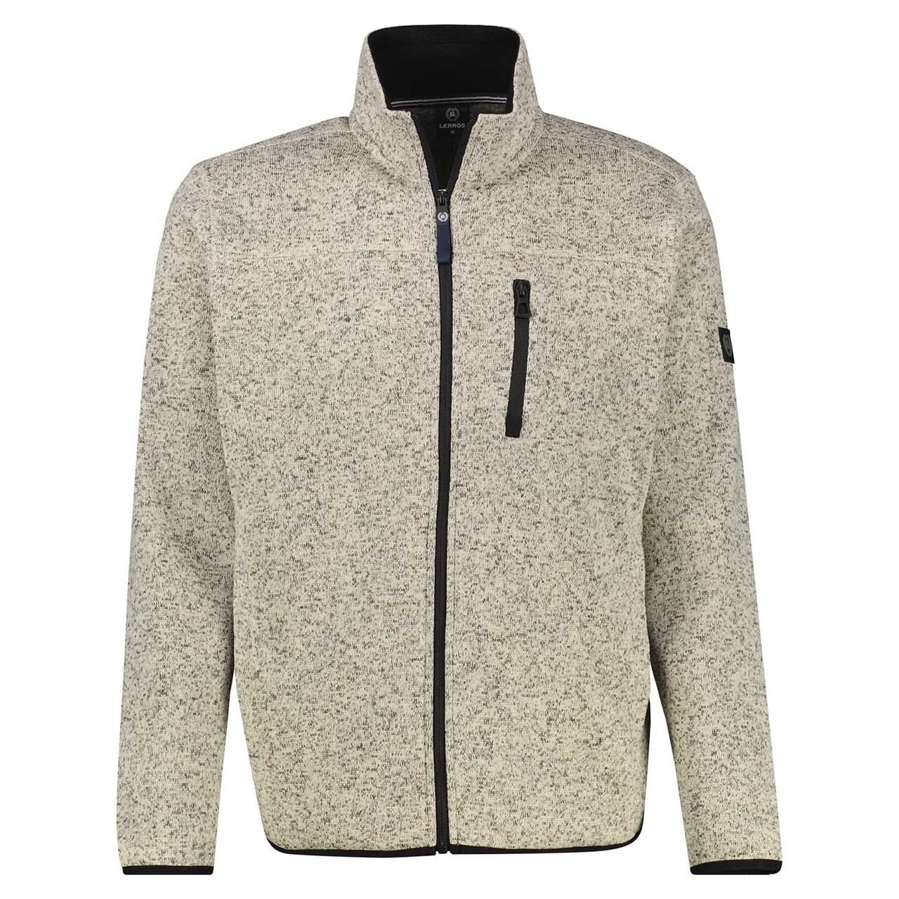 Lerros Herren Sweatjacke foam white