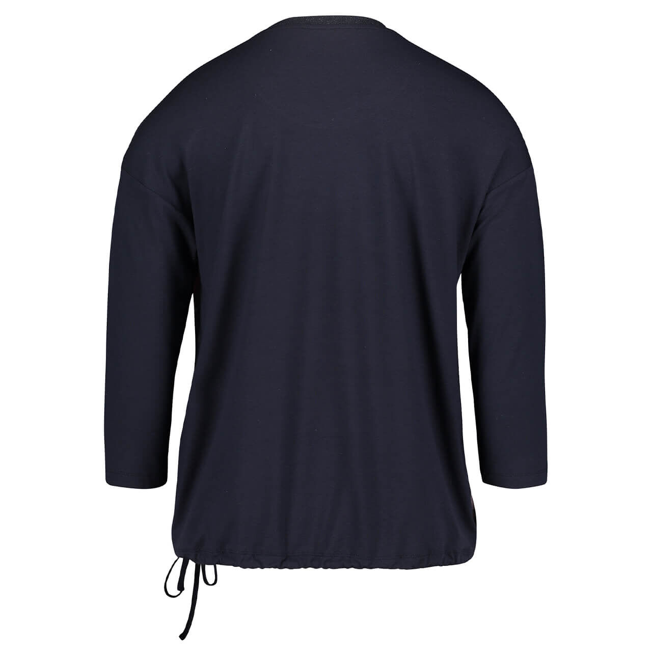 bettybarclay-shirt-pritnedbluerose-8876-hinten Betty Barclay 3/4 Arm Shirt für Damen in Dunkelblau mit Print, FarbNr.: 8876