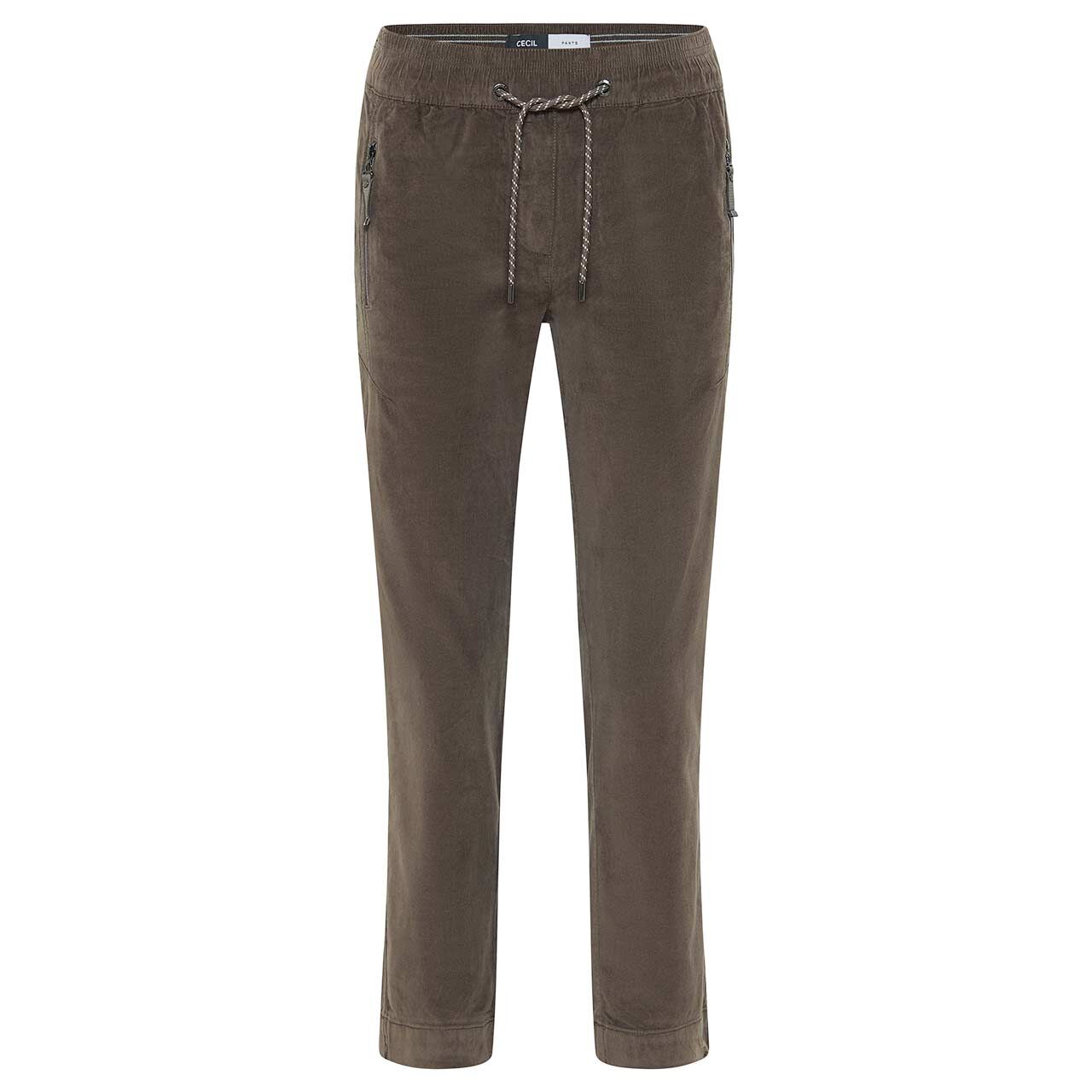 Cecil Tracey Ankle Cordhose misty taupe Cecil Tracey Ankle Cordhose misty taupe