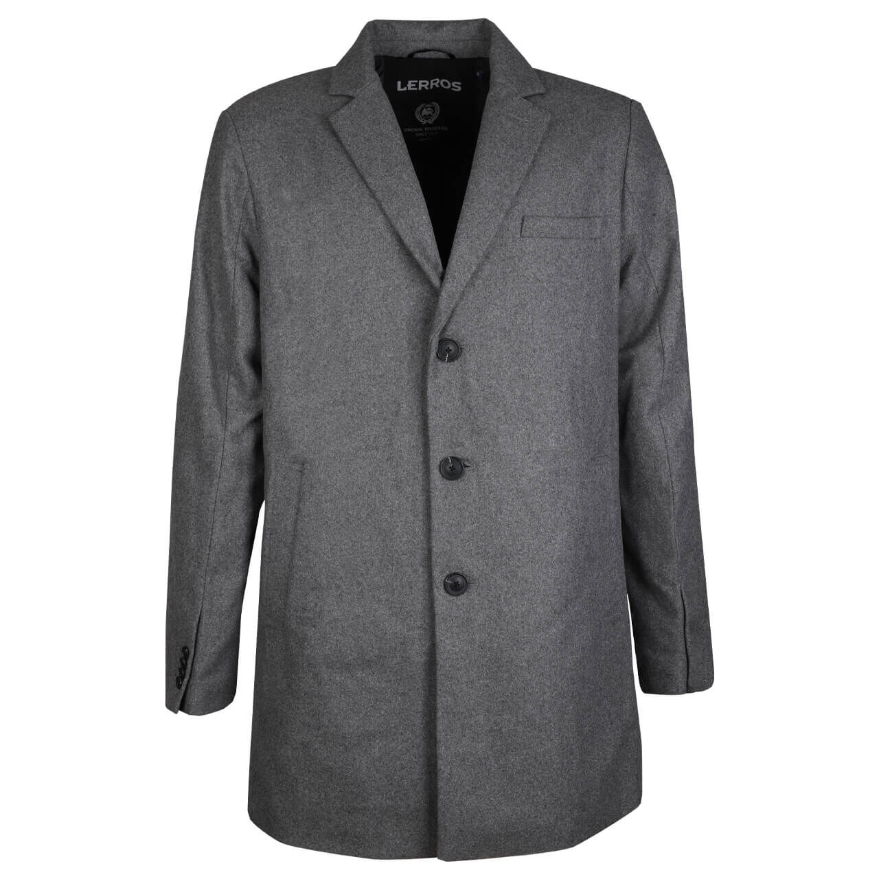 Lerros Herren Mantel smoky grey 