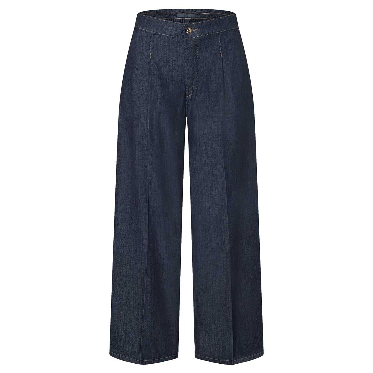 Stretch Damen 7/8 Jeans Culotte von MAC in Dunkelblau, Vorderansicht