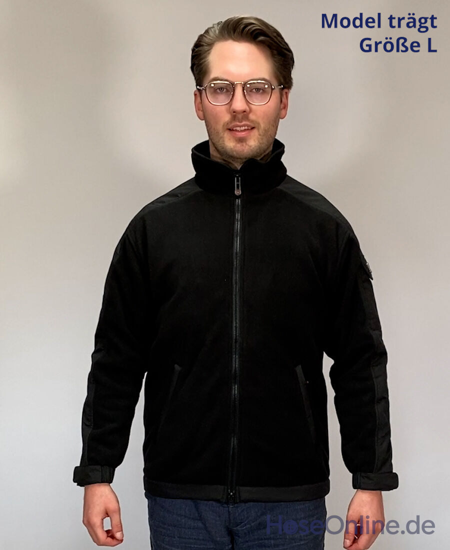 Wellensteyn Jet Jacket Herren Fleece Jacke black
