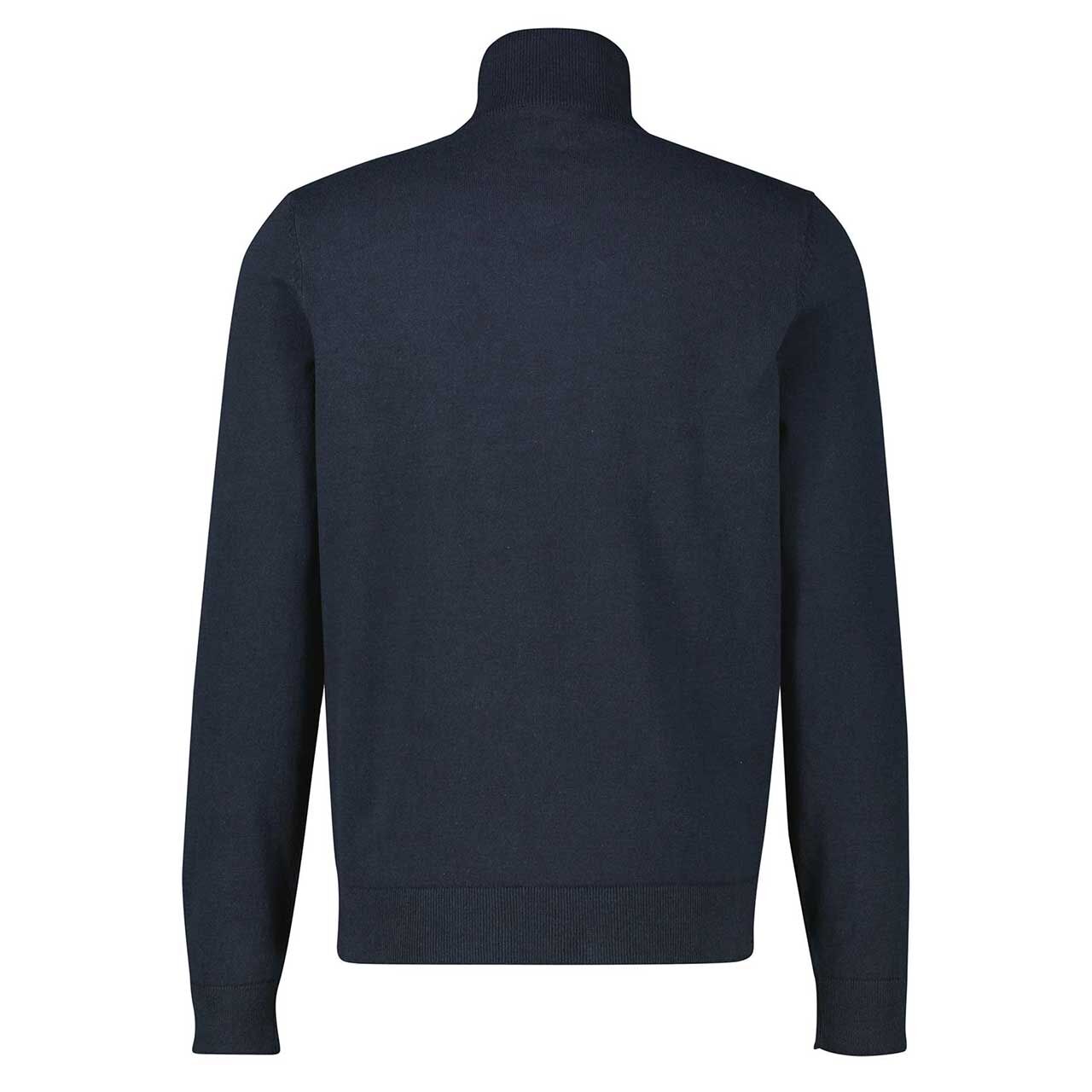 Herren Pullover Troyer von Lerros in Dunkelblau, Rückansicht