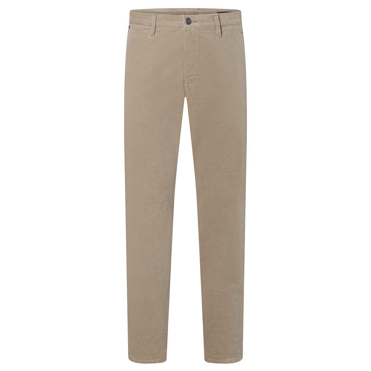 Herren Chino Cordhose Flexx Driver Pants von MAC in Beige, Vorderansicht