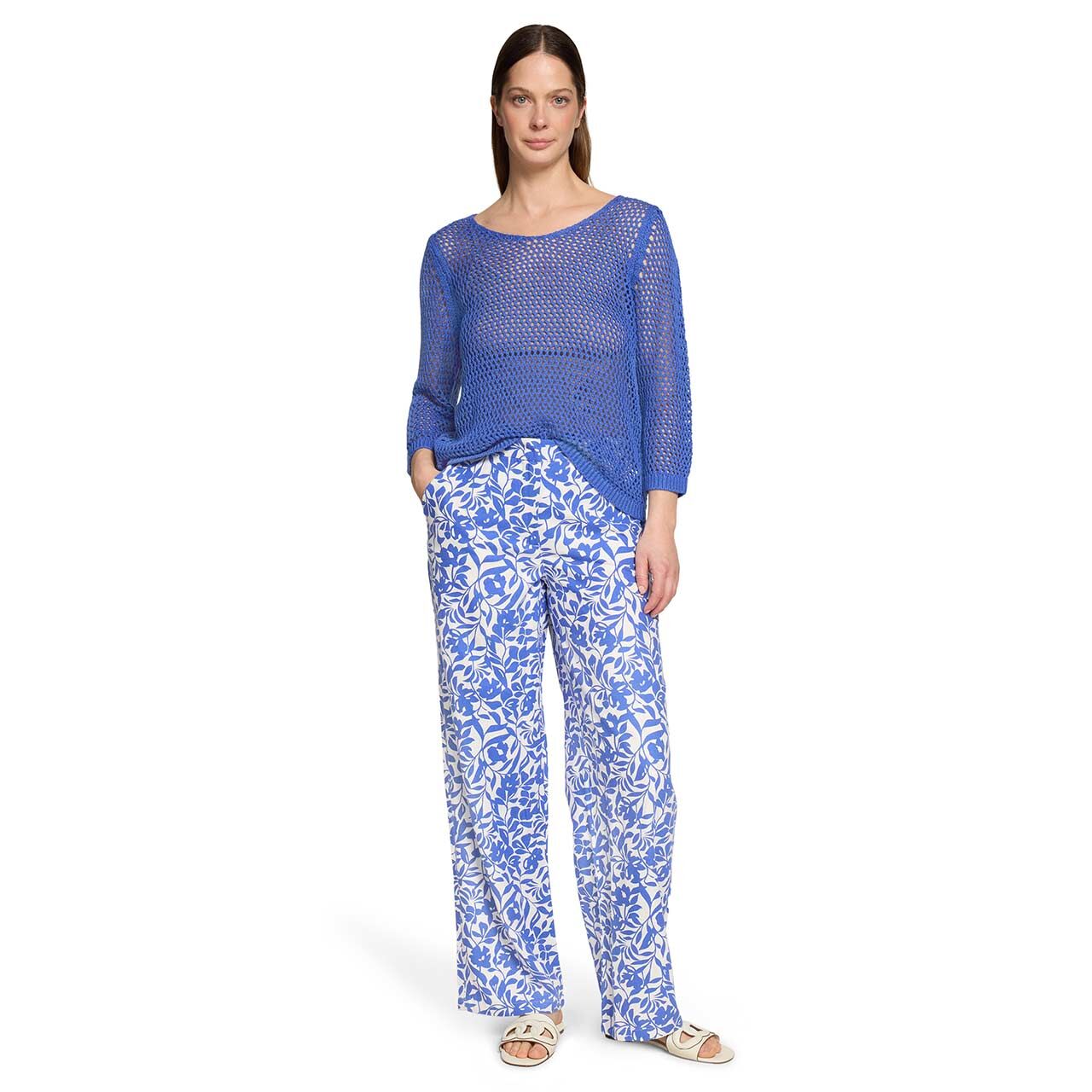 Damen 3/4 Arm Pullover von Betty Barclay in Royalblau, Ganzkörperansicht
