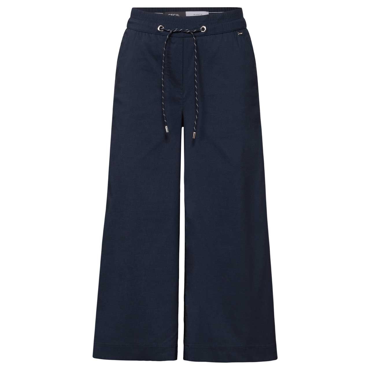 Cecil Neele Wideleg 3/4 Hose urban navy blue