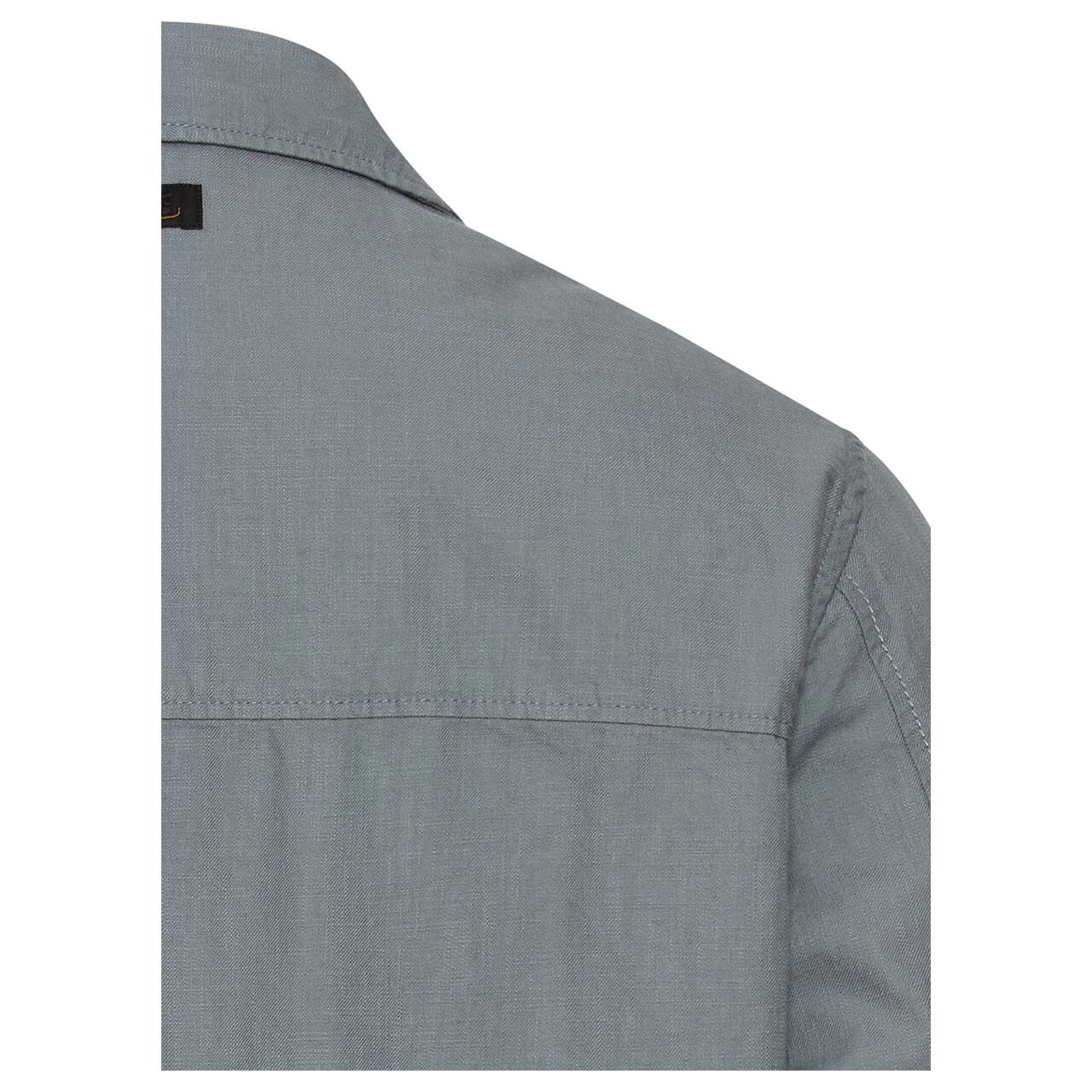 Herren Hemdjacke von Camel active in Blau-Grau, detaillierte Rückansicht