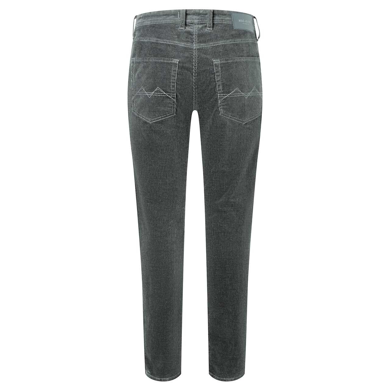Herren Cordhose Arne von MAC in Dunkelgrau, Rückansicht