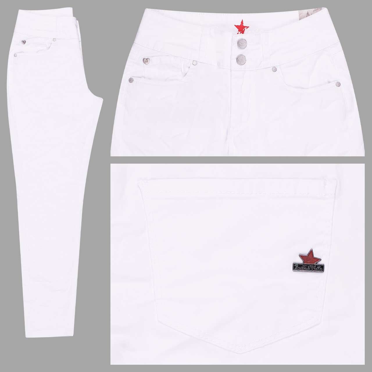 Buena Vista Tummyless 7/8 Stretch Twill Baumwollhose clear white Buena Vista Tummyless 7/8 Stretch Twill Baumwollhose clear white