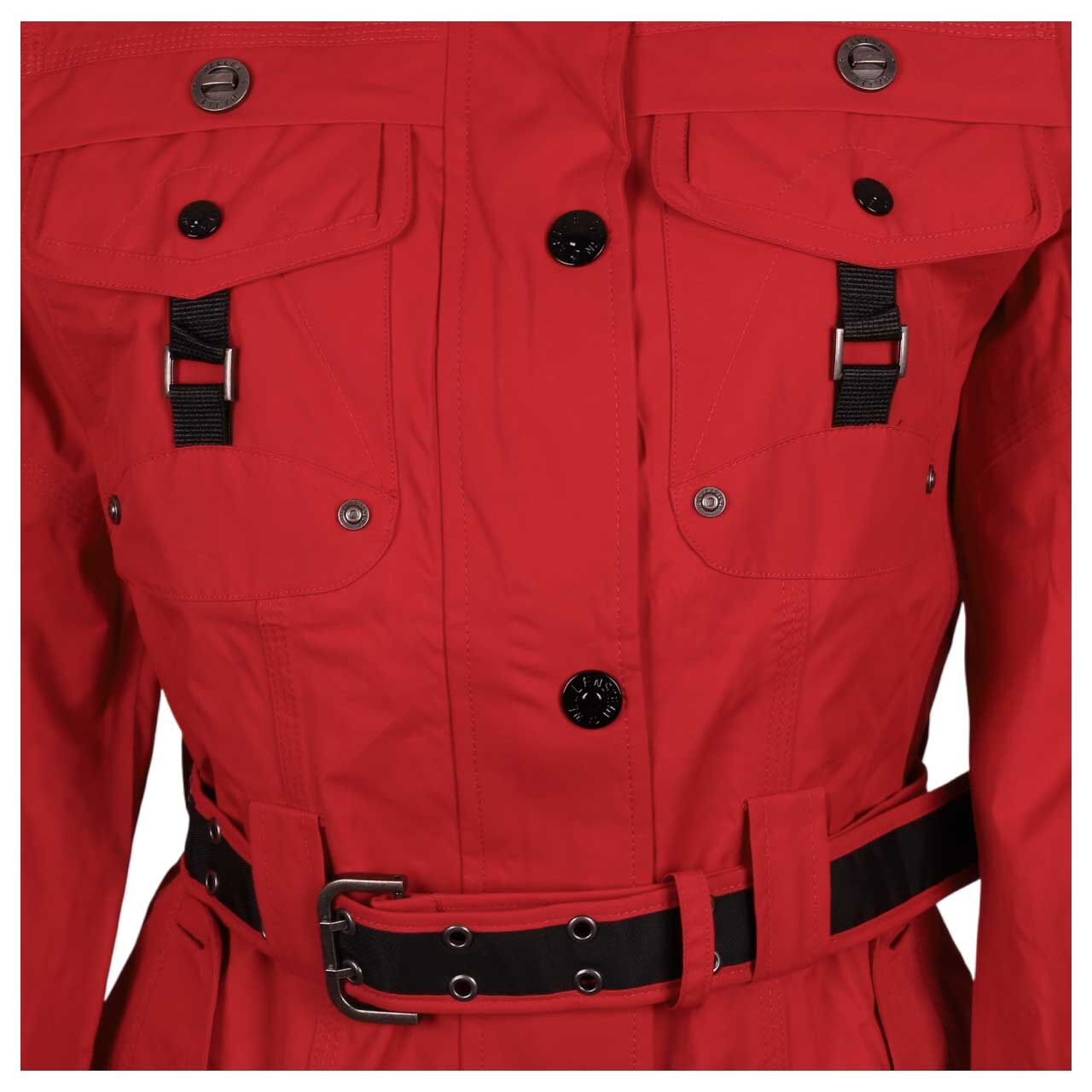 Damen Jacke Chocandy von Wellensteyn in Rot, Detailansicht von vorne