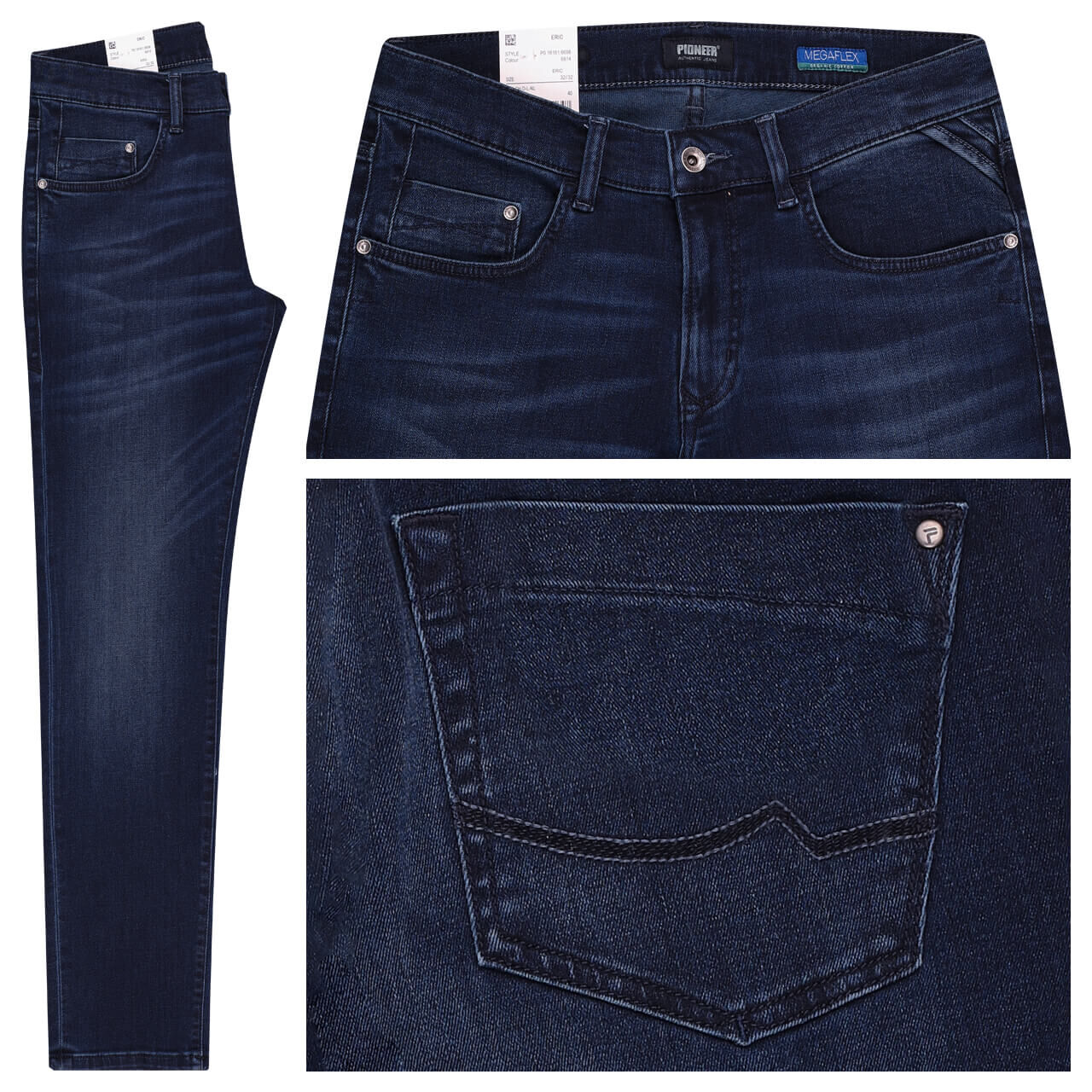 Pioneer Eric Jeans Megaflex dark blue used buffies Pioneer Eric Jeans Megaflex dark blue used buffies