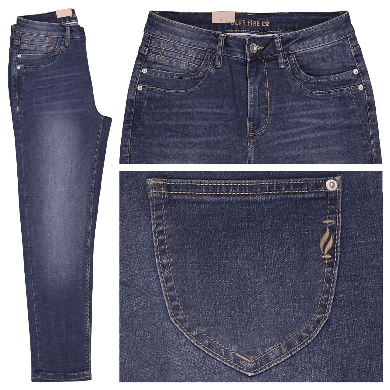 Blue Fire Nancy Jeans dark ocean