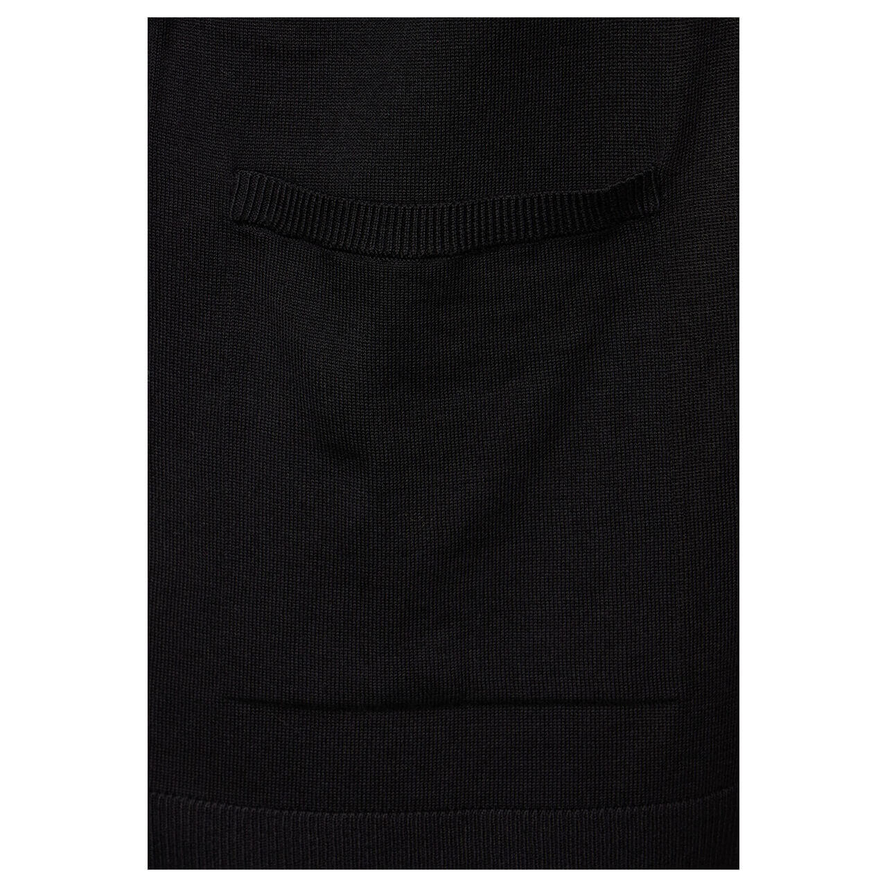 Cecil Damen Long Strickjacke Basic Open Cardigan black