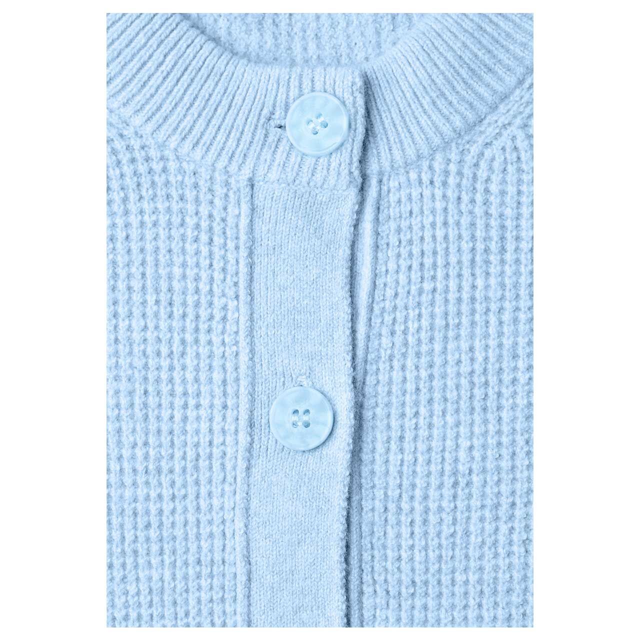 Cecil Damen Strickjacke Structured Cosy Cardigan cosmopolitan blue melange