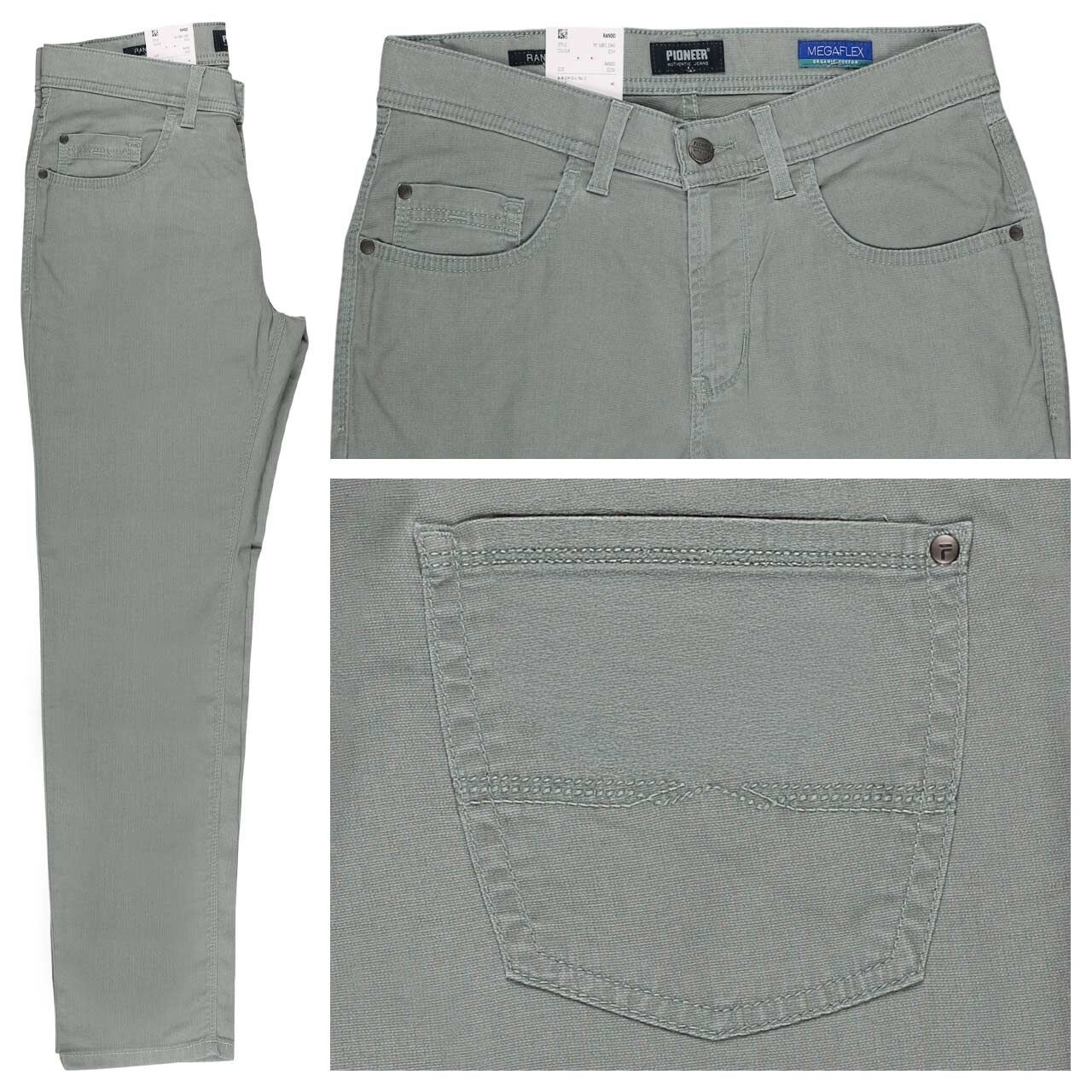 Pioneer Rando Megaflex Baumwollhose deep lichen green