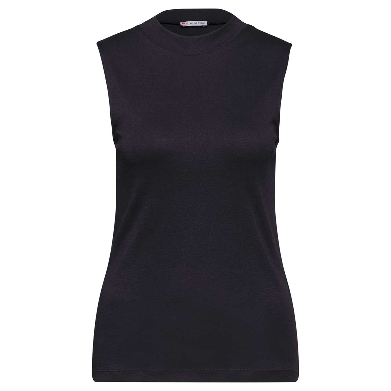 Street One Damen Top Basic Turtle Neck deep tint blue Street One Damen Top Basic Turtle Neck deep tint blue