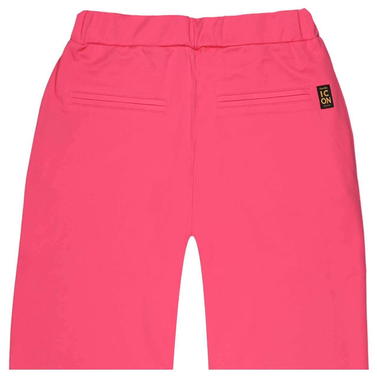 Damen 3/4 Chinohose Moonshine Smash von Senoritas ICON in Pink, Rückansicht