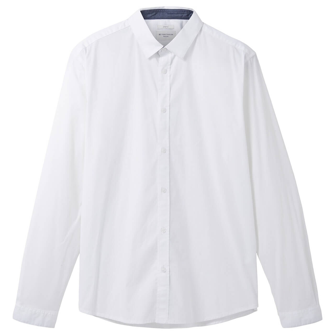 Tom Tailor Herren Hemd white Tom Tailor Herren Hemd white