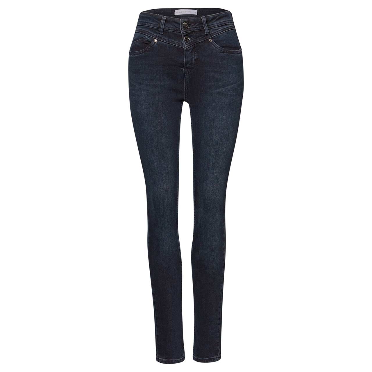 Street One York Jeans blue black washed
