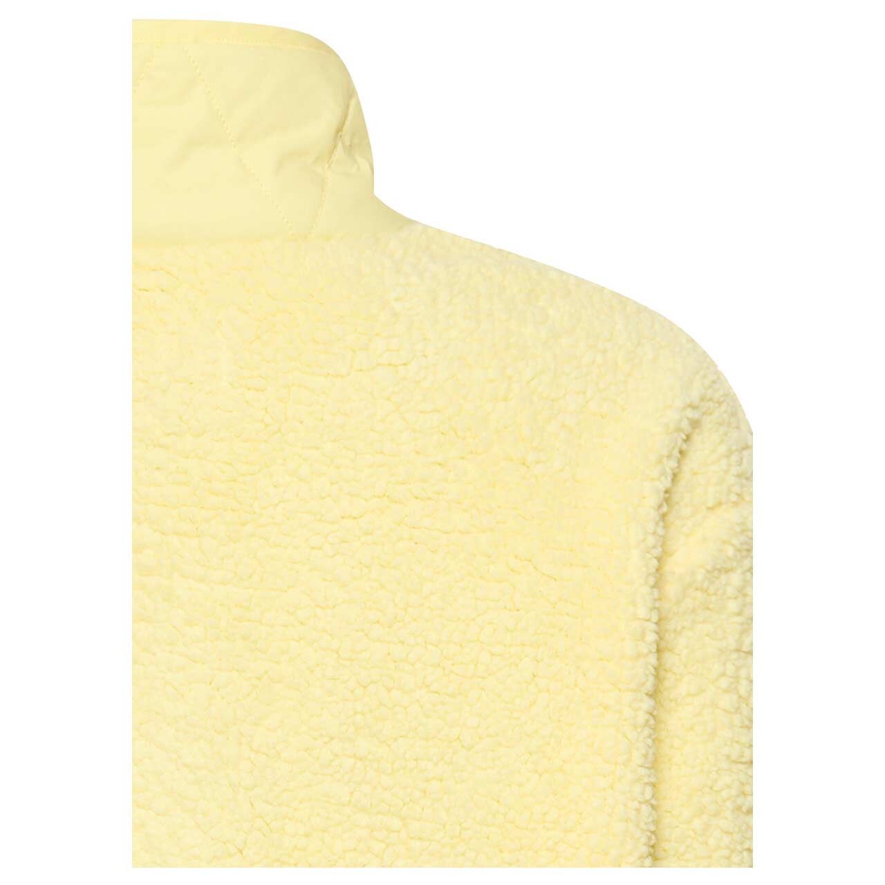 Damen Teddy Sweatshirt von Camel active in Gelb, detaillierte Rückansicht