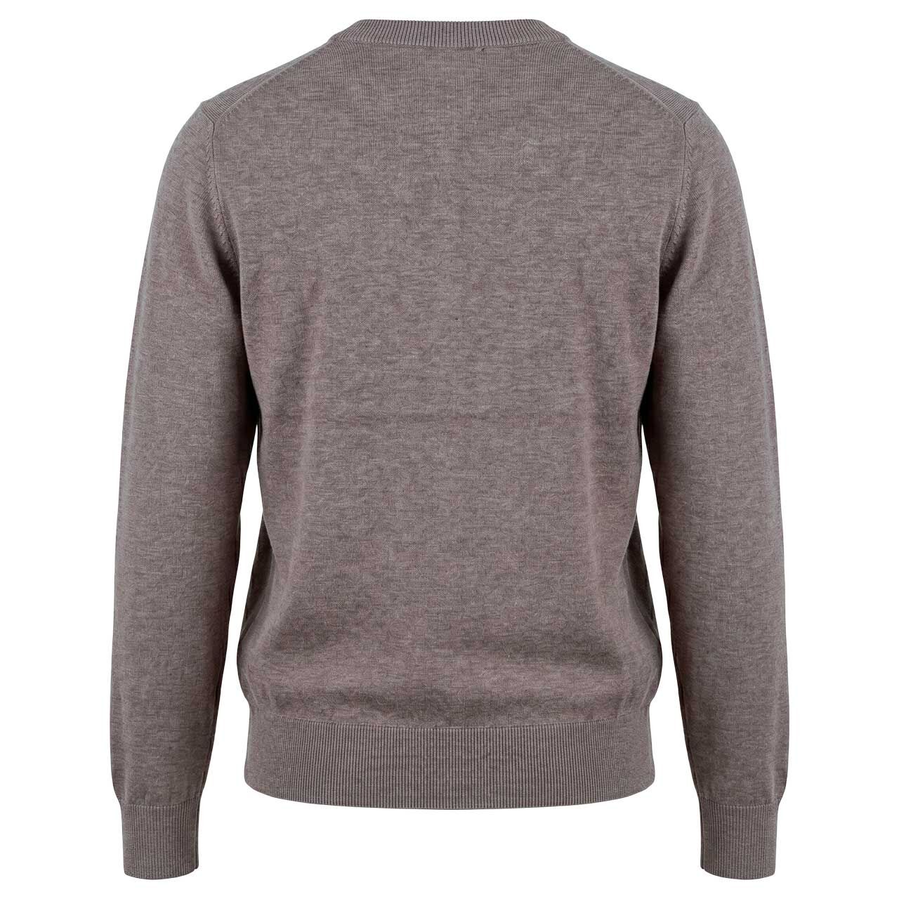 Damen Strickjacke von s.Oliver in Braun meliert, Rückansicht