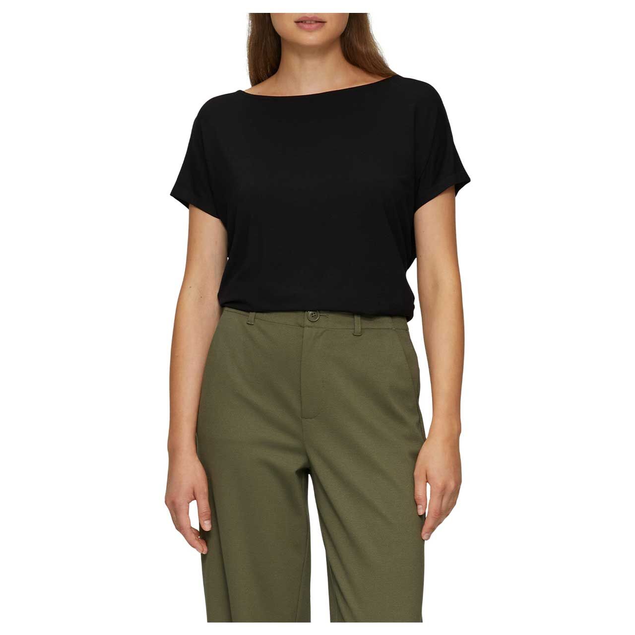 s.Oliver Damen T-Shirt classic deep black