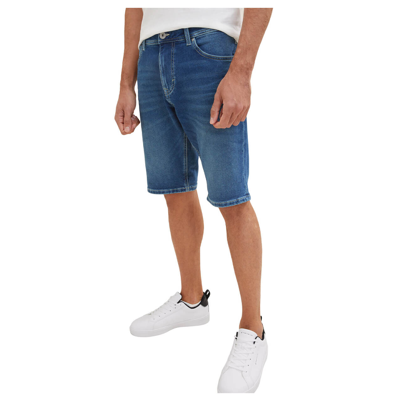 Tom Tailor Jeans Josh Shorts tinted blue denim