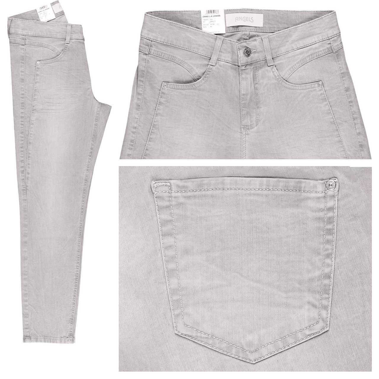 Damen 7/8 Jeans Ornella Urban von Angels in Hellgrau angewaschen mit der Farbnummer 14758