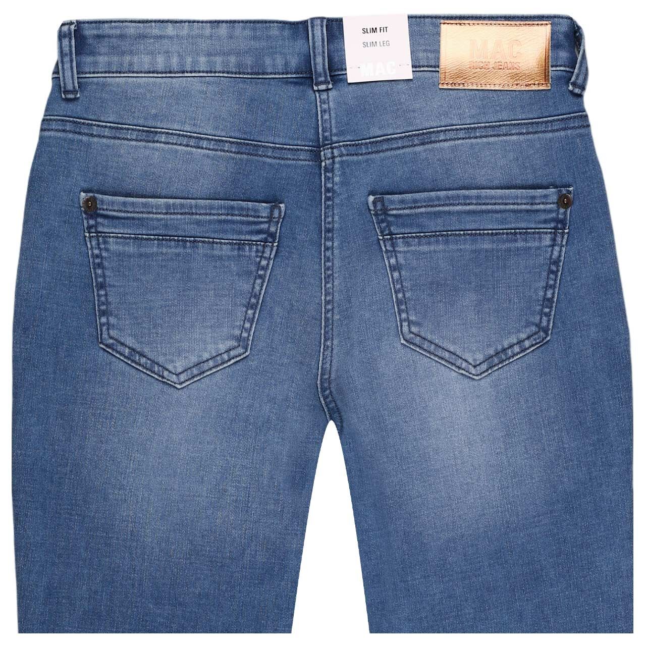 Damenjeans Rich Slim von MAC in Blau verwaschen, Rückansicht