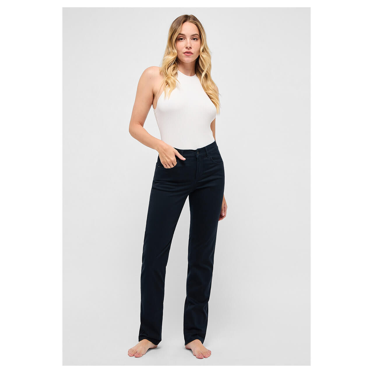 Angels Dolly Baumwollhose deep dark blue