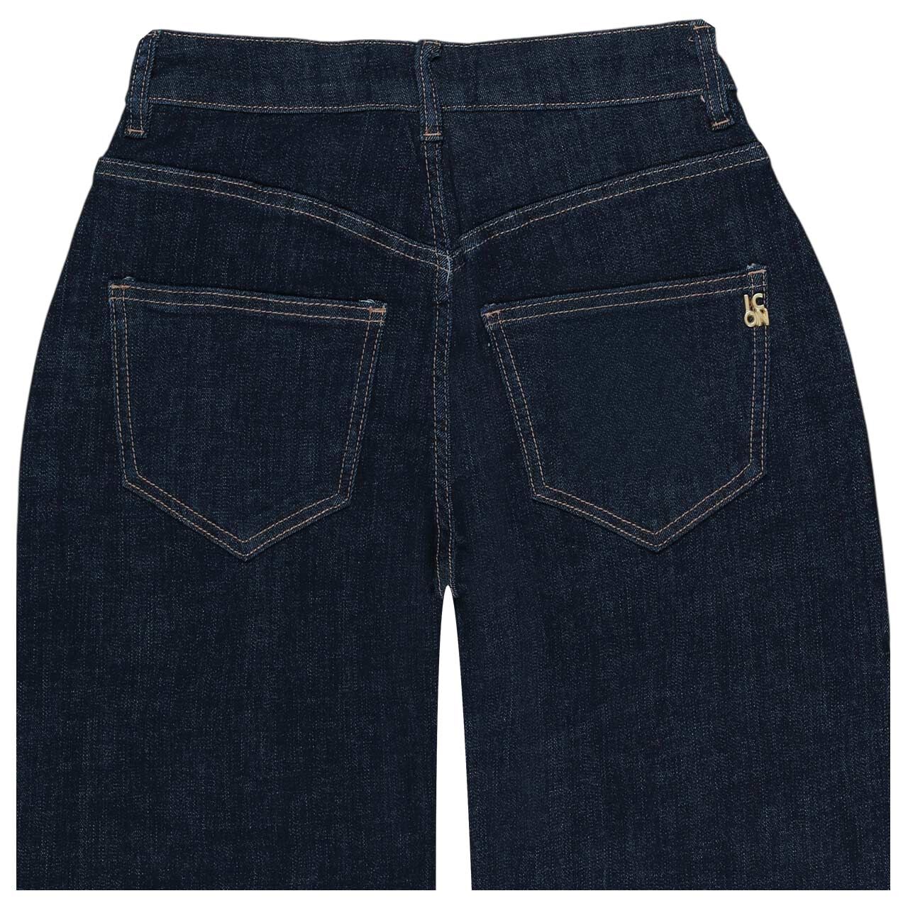 Damen 7/8 Jeans Hurricane von Senoritas ICON in Dunkelblau, detaillierte Rückansicht