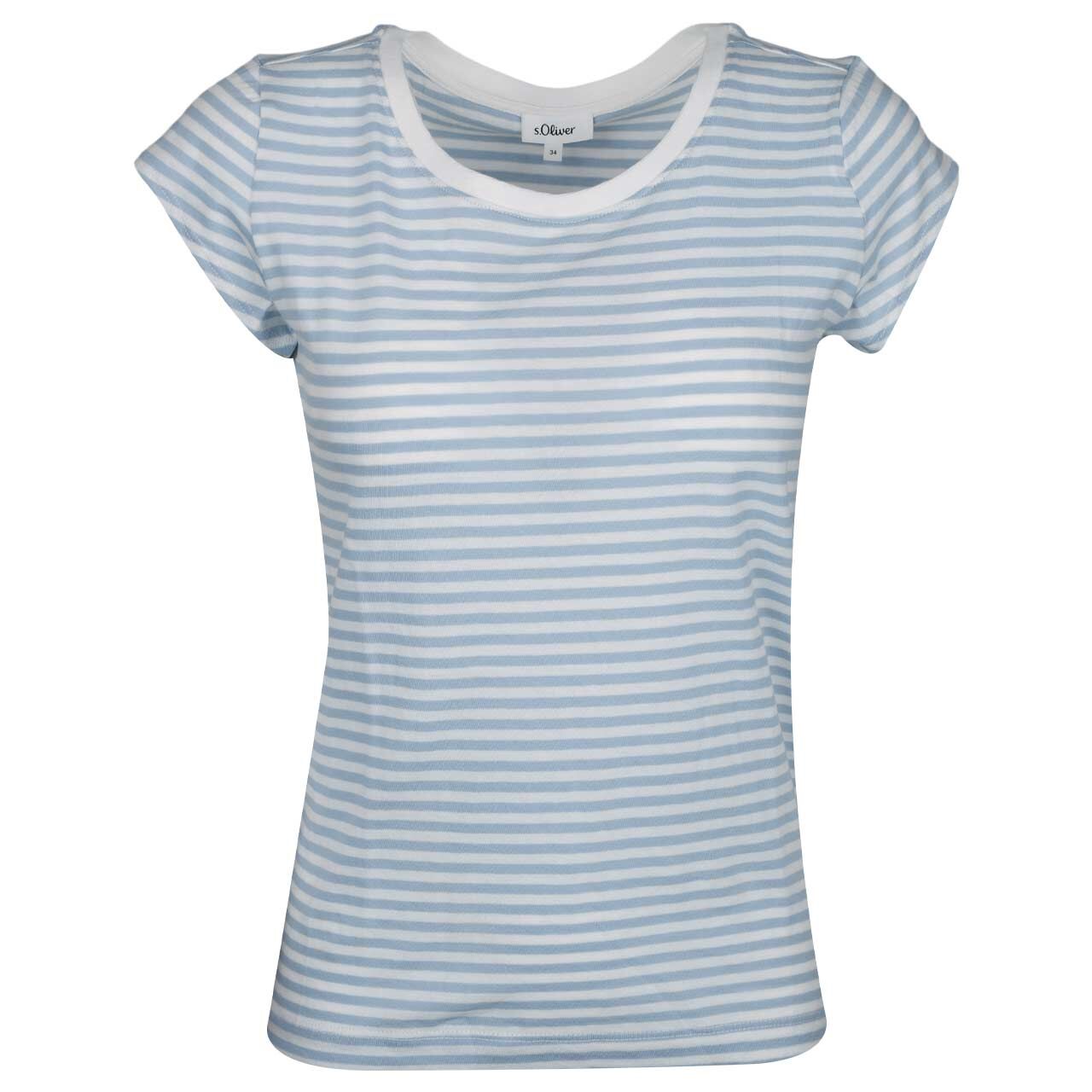 s.Oliver Damen T-Shirt coastal blue stripe