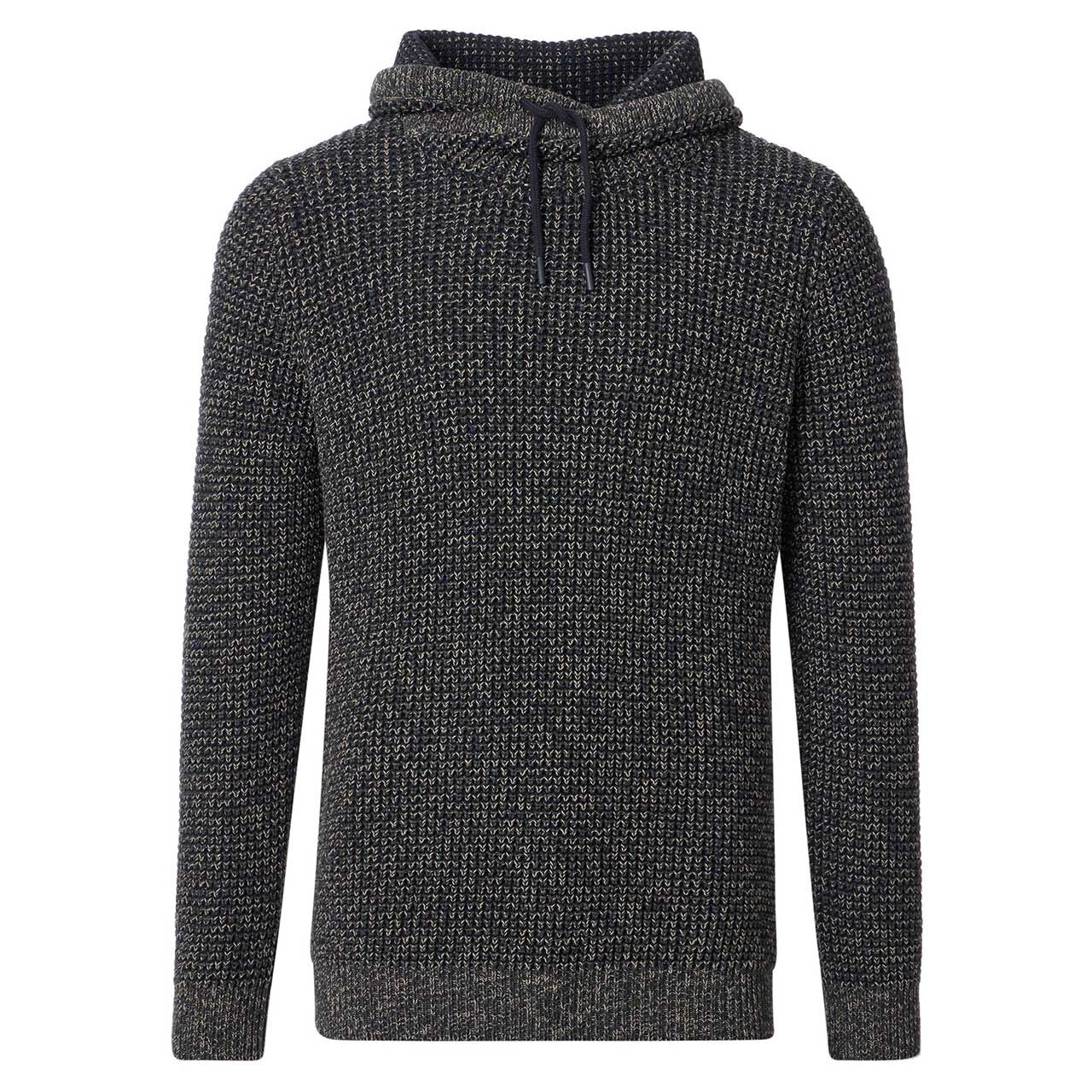 Casa Moda Herren Pullover Snood dark green melange